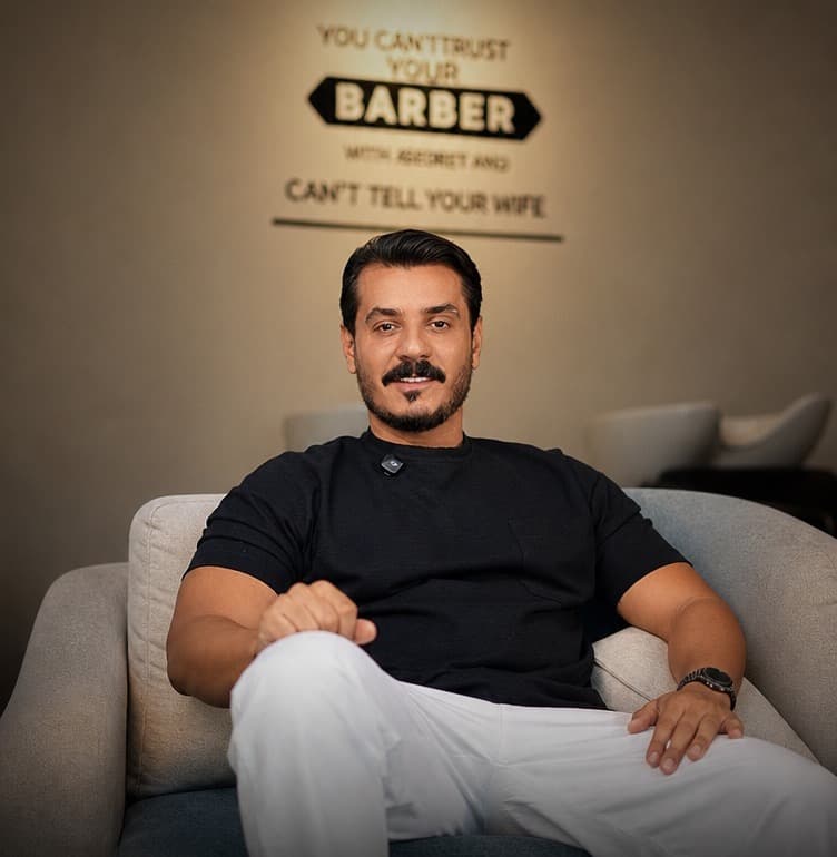 Rami Abras, owner of The Barber Lounge